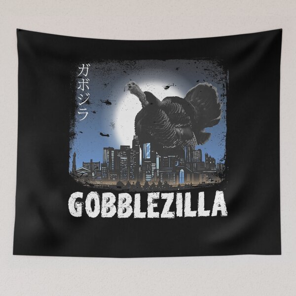 Item preview, Happy Retro Style Funny Quote Humor Thanksgiving Gobblezilla designed and sold by nguyenconguan80.