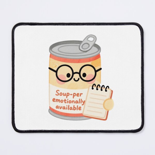 Item preview, Souper Emotionally Available – Cute Soup Can Sticker designed and sold by MissKoalaJY.