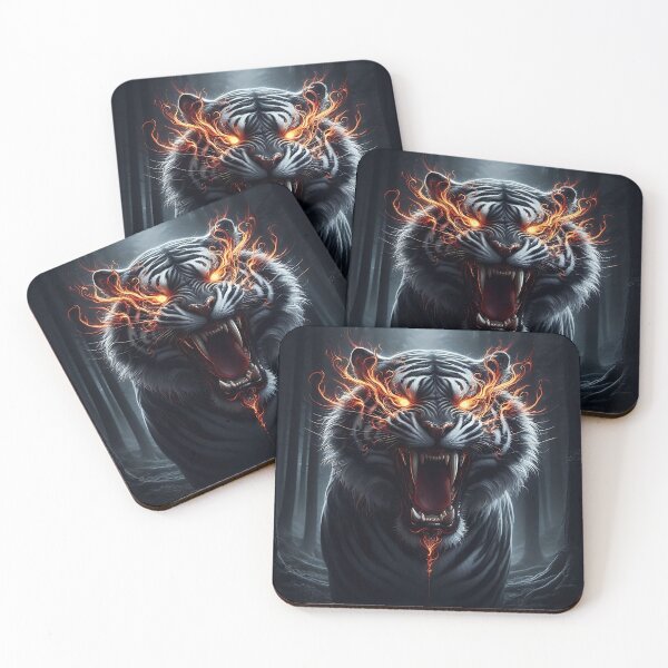 Item preview, Wild Fire Tiger designed and sold by GalleryBrisArt.