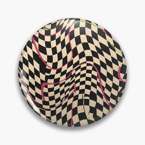 Item preview, Warped Checkers Flow designed and sold by Kaleidoscope Print.