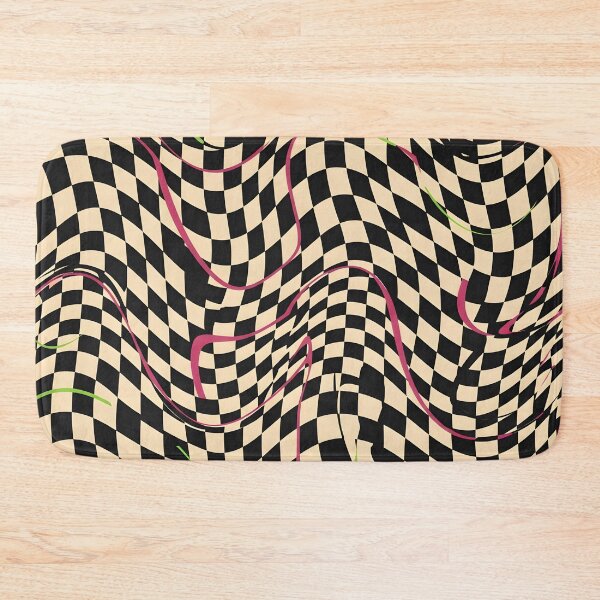 Item preview, Warped Checkers Flow designed and sold by Kaleidoscope Print.
