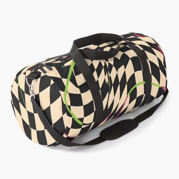 Item preview, Warped Checkers Flow designed and sold by Kaleidoscope Print.