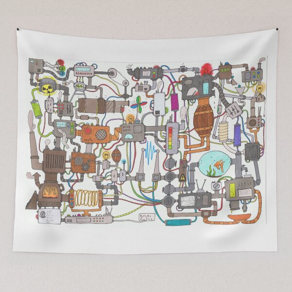 Item preview, A Runcible Mass of Messy Machines  designed and sold by TakoraTakora.