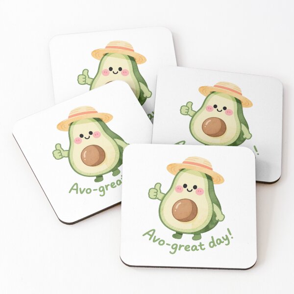 Item preview, Avo-Great Day! Cute Avocado Motivational Sticker designed and sold by MissKoalaJY.