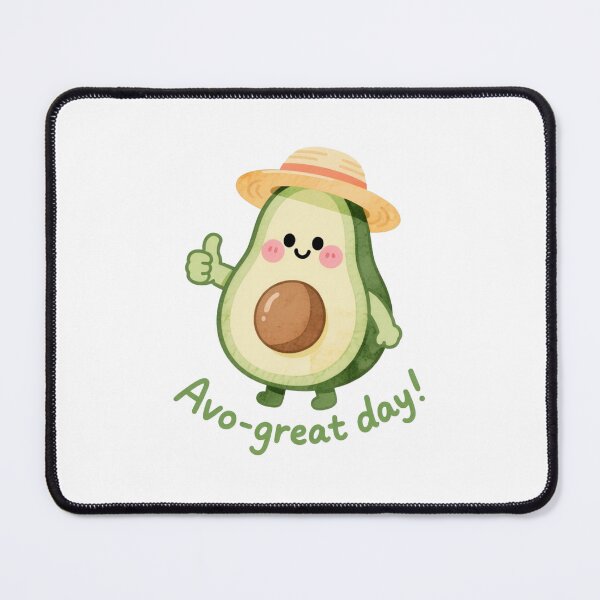 Item preview, Avo-Great Day! Cute Avocado Motivational Sticker designed and sold by MissKoalaJY.