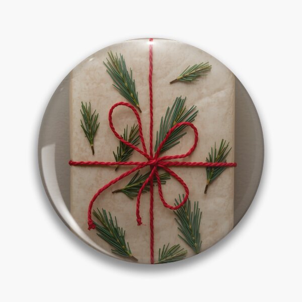 Item preview, Rustic Kraft Paper Gift Wrap with Pine Twigs designed and sold by Valeree Store.