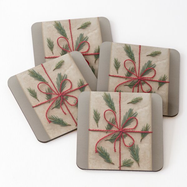 Item preview, Rustic Kraft Paper Gift Wrap with Pine Twigs designed and sold by Valeree Store.