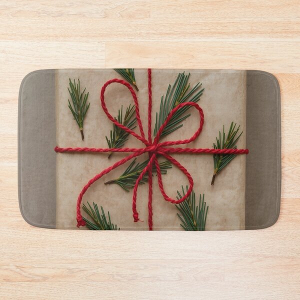 Item preview, Rustic Kraft Paper Gift Wrap with Pine Twigs designed and sold by Valeree Store.