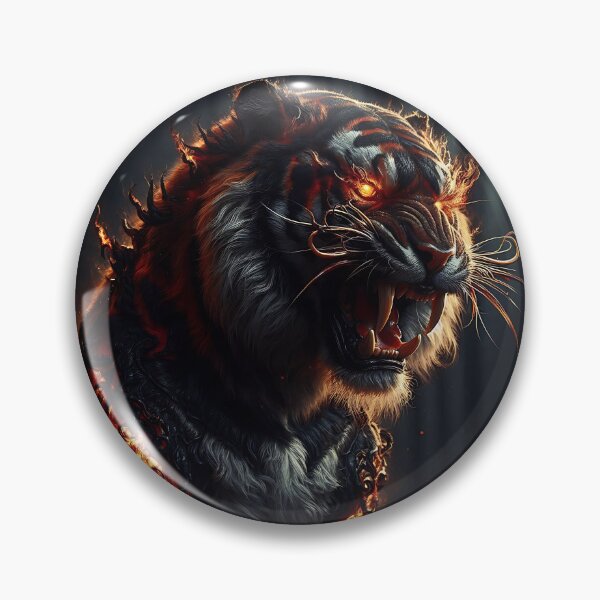 Item preview, Wild Fire Tiger designed and sold by GalleryBrisArt.