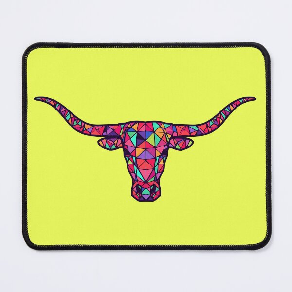 Item preview, Vibrant Geometric Longhorn | Texas Art Pop Design designed and sold by SimplyJasper.