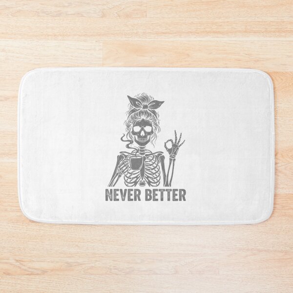 Item preview, Coffee Lover, Never Better, caffeine, spoky, funnyfits70, Humor, Funny, retro, vintages, funny quotes, animal humor, designed and sold by FunnyFits70.