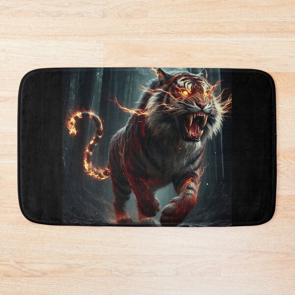 Item preview, Wild Fire Tiger designed and sold by GalleryBrisArt.