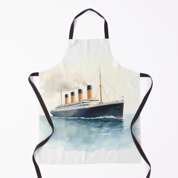 Item preview, Titanic Ship Art | Historic Ocean Liner Watercolor Illustration designed and sold by kritiatul.