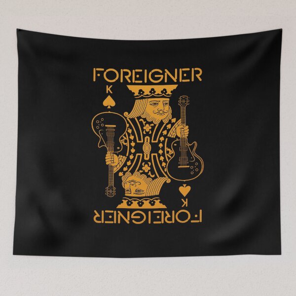 Item preview, Foreigner – King of Spades Guitar Card (Double-Sided Royal Rock) designed and sold by ketttitisandnon.