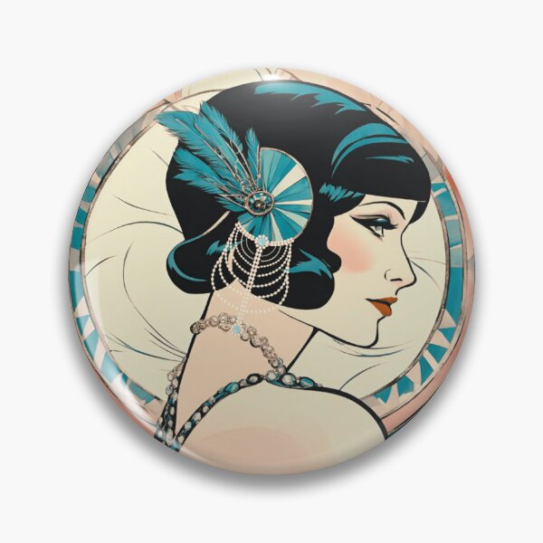 Item preview, Great Gatsby Art Deco Flapper 1920s designed and sold by The Pink Rebel.