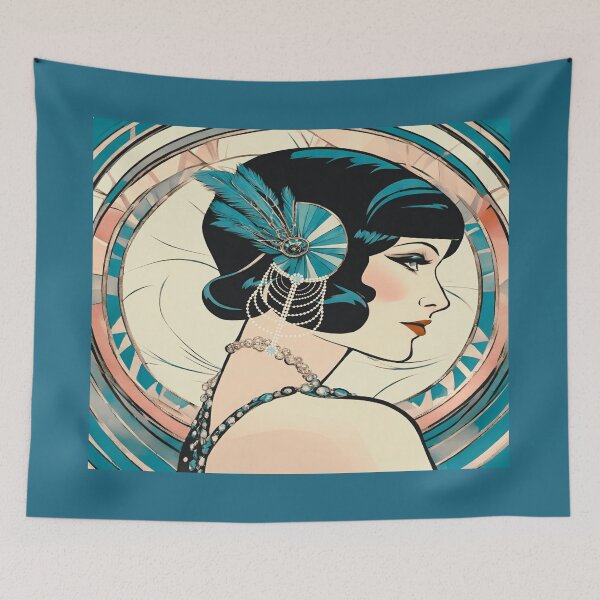 Item preview, Great Gatsby Art Deco Flapper 1920s designed and sold by The Pink Rebel.