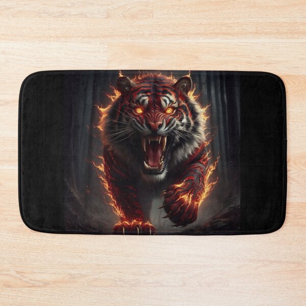 Item preview, Wild Fire Tiger designed and sold by GalleryBrisArt.