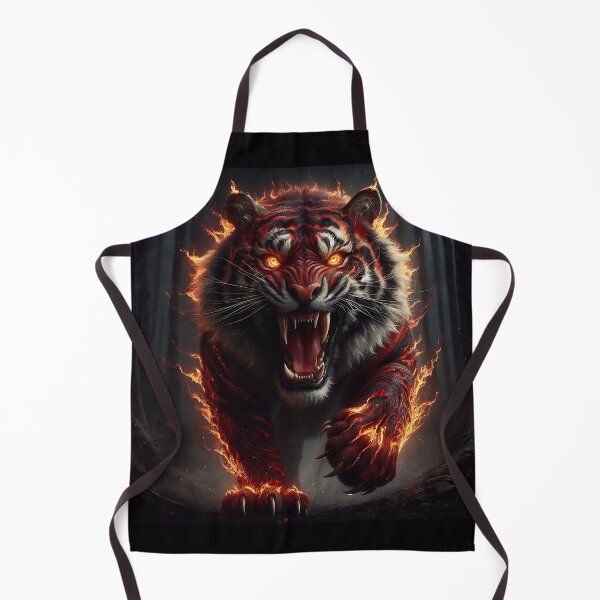 Item preview, Wild Fire Tiger designed and sold by GalleryBrisArt.
