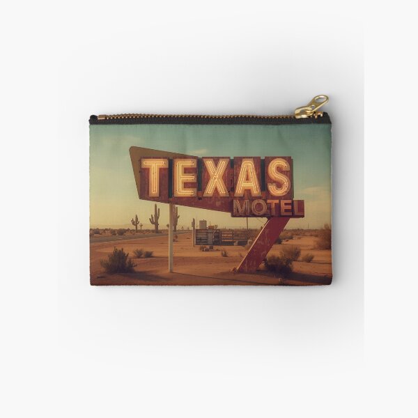 Item preview, Vintage Texas Motel Sign | Retro Desert Roadside Art Print designed and sold by SimplyJasper.