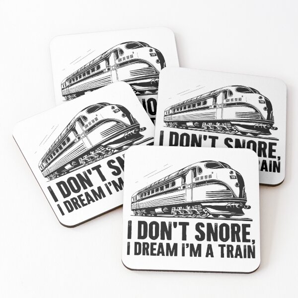 Item preview, I Dont Snore, I Dream Im A Train - Funny Rail Fans designed and sold by karnikavoriz.
