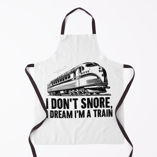 Item preview, I Dont Snore, I Dream Im A Train - Funny Rail Fans designed and sold by karnikavoriz.