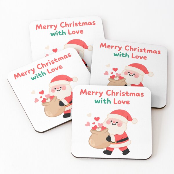 Item preview, Merry Christmas with Love – Santa with Heart Gifts designed and sold by MissKoalaJY.