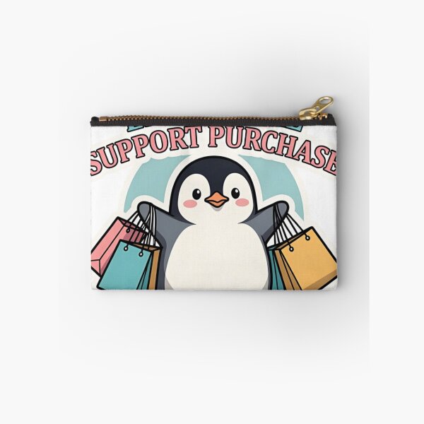 Item preview, Emotional Support Purchase Penguin - Funny Shopping & Retail Therapy designed and sold by GeniePixel.