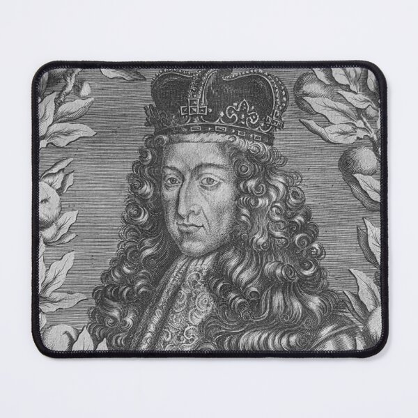 Item preview, Baroque 17th Century Copper Engraved Portrait of William III King of Orange designed and sold by OldBookish Designs.