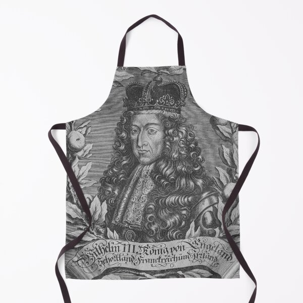 Item preview, Baroque 17th Century Copper Engraved Portrait of William III King of Orange designed and sold by OldBookish Designs.