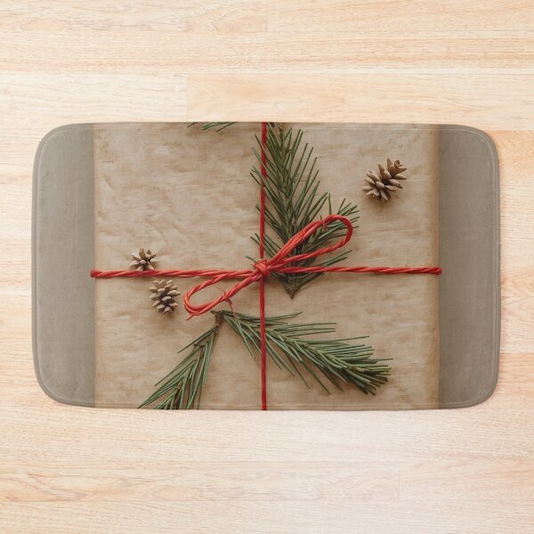 Item preview, Eco Rustic Christmas Gift Wrap Illustration designed and sold by Valeree Store.