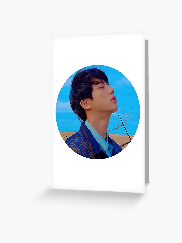 Bts Jin Tear Y Version Greeting Card By Artimo Redbubble