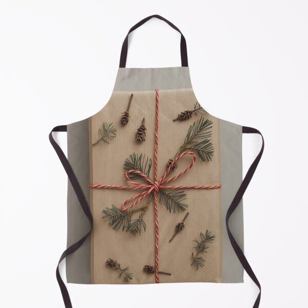 Item preview, Pine Twig and Red String Kraft Holiday Package designed and sold by Valeree Store.