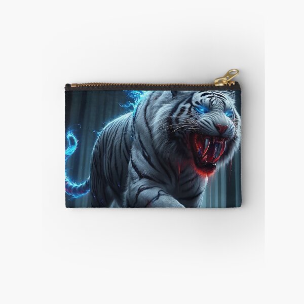 Item preview, Blue Fire Wild White Tiger designed and sold by GalleryBrisArt.