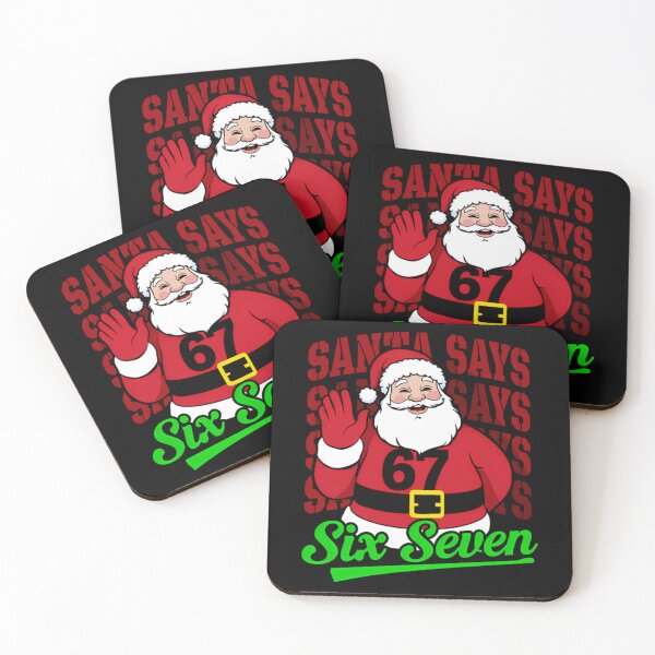 Item preview, Claus Santa Holiday Retro Happy Santa Bruh Six Seven Says designed and sold by ChadnoSmith.