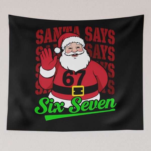 Item preview, Claus Santa Holiday Retro Happy Santa Bruh Six Seven Says designed and sold by ChadnoSmith.
