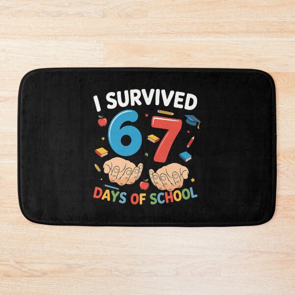 Item preview, Meme Survived Days Teacher 67 Classic Student of School 67 Funny I designed and sold by SteveSaccoro.