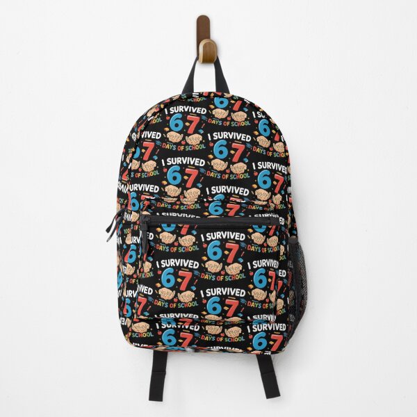 Item preview, Meme Survived Days Teacher 67 Classic Student of School 67 Funny I designed and sold by SteveSaccoro.
