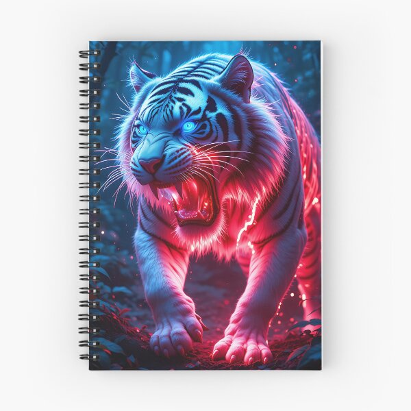 Item preview, Fire Wild White Tiger designed and sold by GalleryBrisArt.