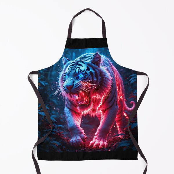 Item preview, Fire Wild White Tiger designed and sold by GalleryBrisArt.