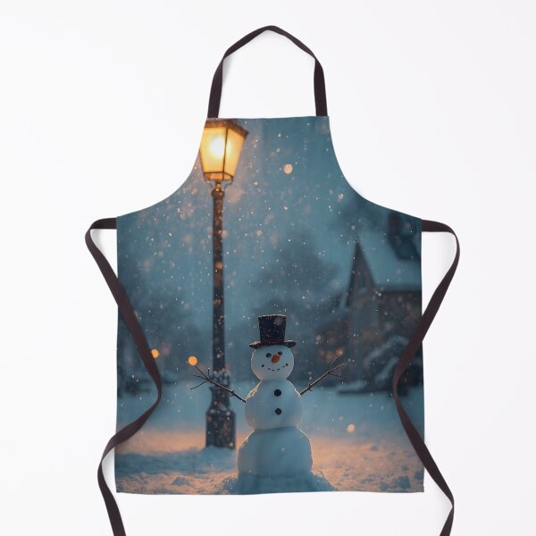 Item preview, Frosty Snowman Under Street Lamp designed and sold by Valeree Store.