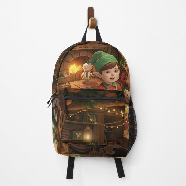 Item preview, Festive Elves Creating Toys Illustration designed and sold by Valeree Store.