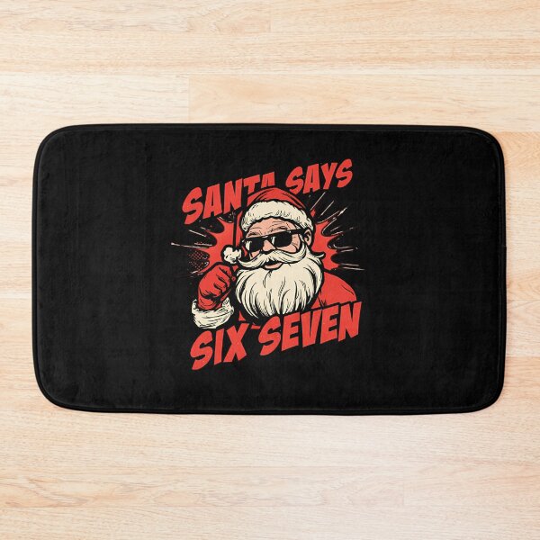 Item preview, Says Bruh Seven Retro Six Claus Santa Holiday Santa Happy designed and sold by ChadnoSmith.