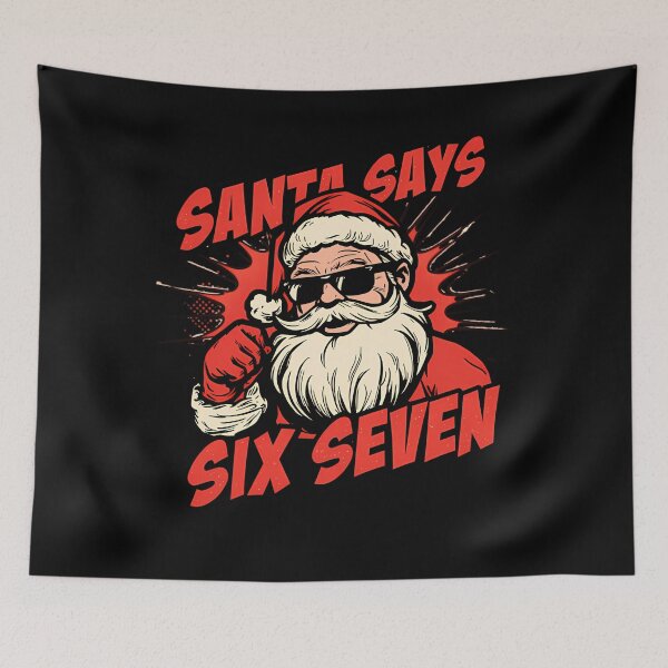 Item preview, Says Bruh Seven Retro Six Claus Santa Holiday Santa Happy designed and sold by ChadnoSmith.