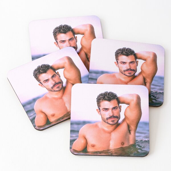 Item preview, Sexy Mustached Hunk II designed and sold by Hunkyismything.