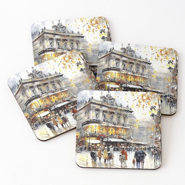 Item preview, Café de la Paix and the Opéra Garnier, Paris - 15 designed and sold by artdesignsnow.