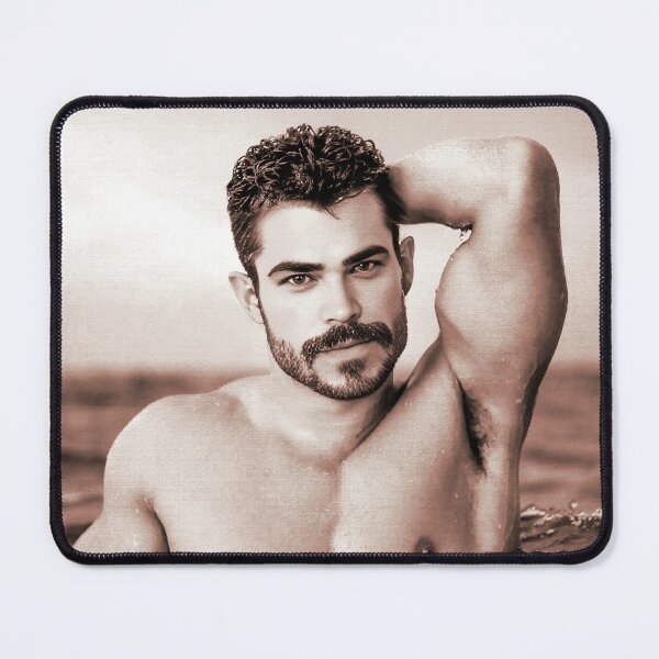 Item preview, Sexy Mustached Hunk IV designed and sold by Hunkyismything.