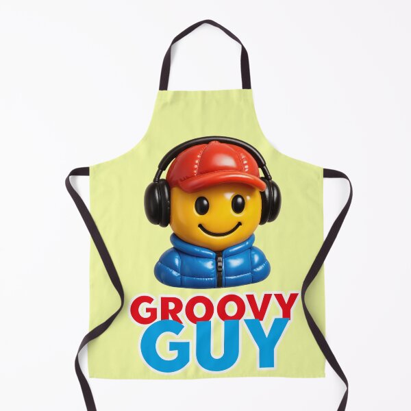 Item preview, Groovy guy, inflated emoji with headphones designed and sold by Mauswohn.