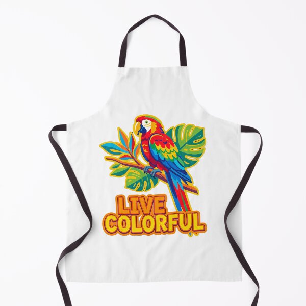 Item preview, Live Colorful Parrot Tropical Bird Graphic Tee designed and sold by Quillway.