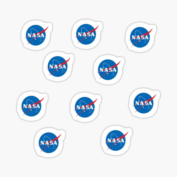 10 nasa stickers Sticker