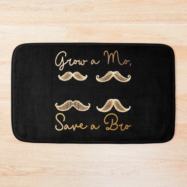 Item preview, Grow a Mo, Save a Bro | Movember Moustache Design by LaLi Designs designed and sold by LaLi-Designs.